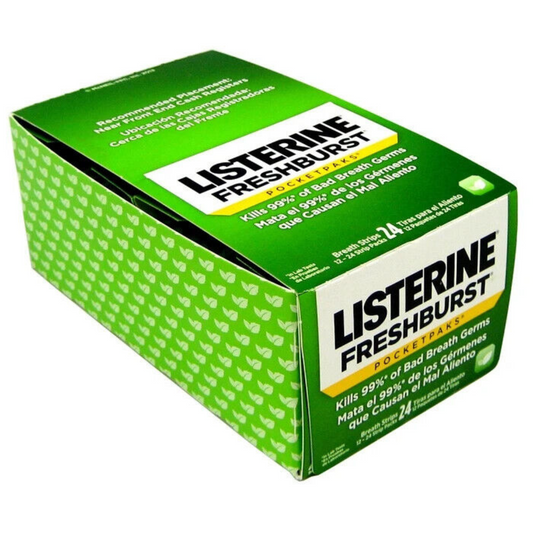 Listerine PocketPaks Freshburst 24 Strips 12 Count