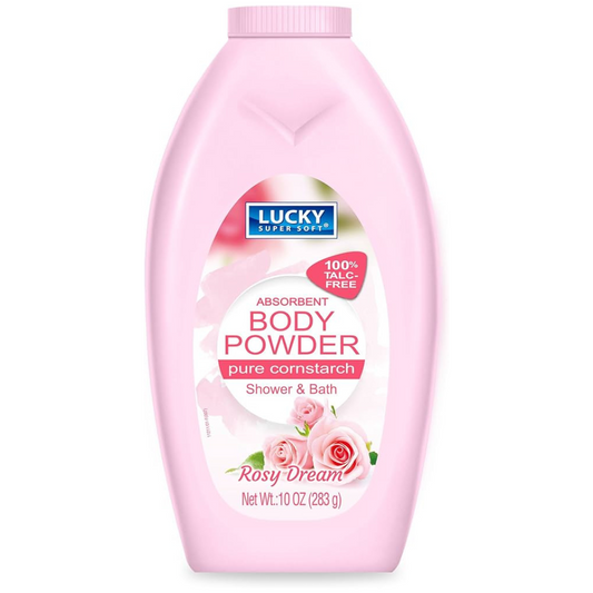 Lucky Super Soft Body Powder Rosy Dream 10oz