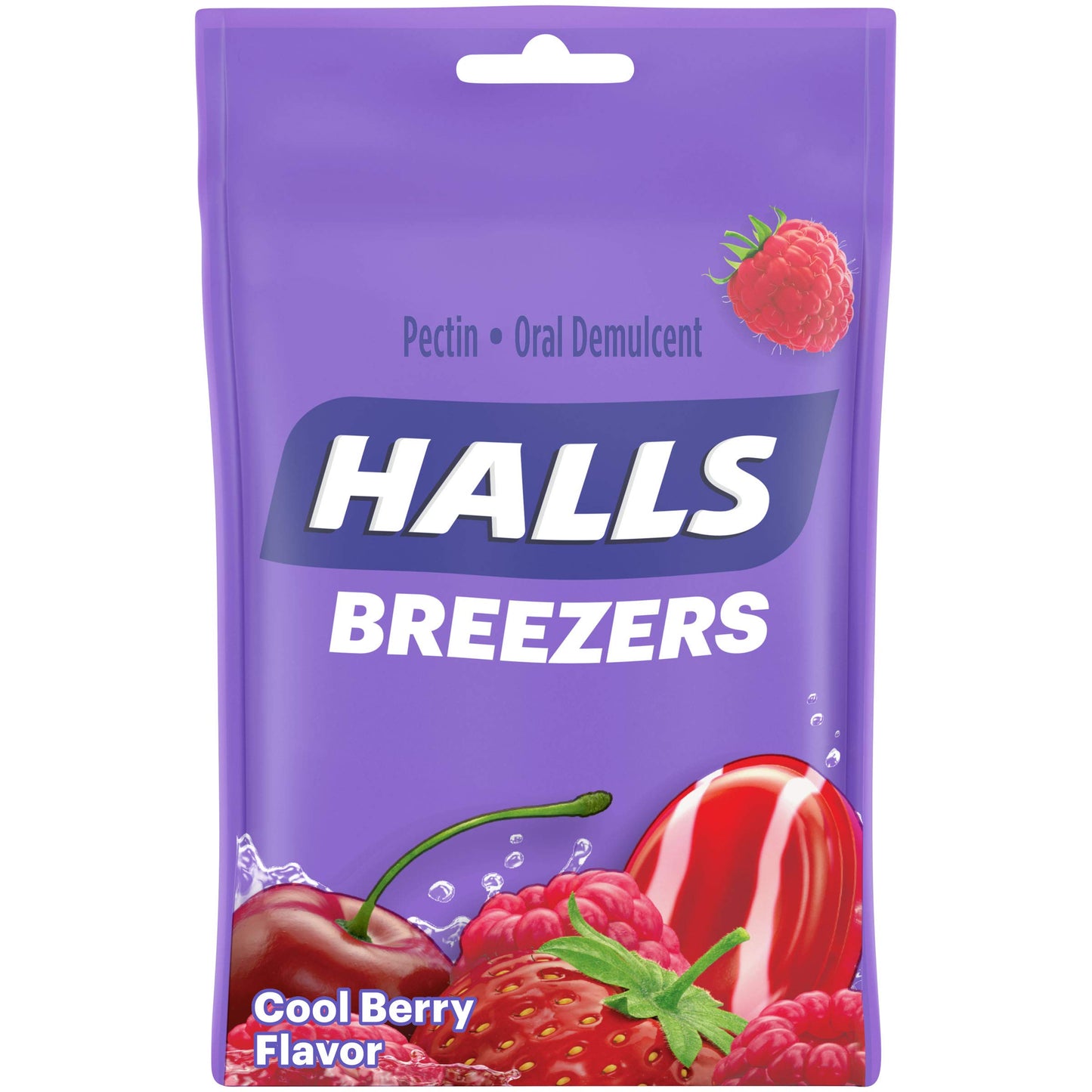 Halls Breezers Cool Berry 25 Drops 12 Count