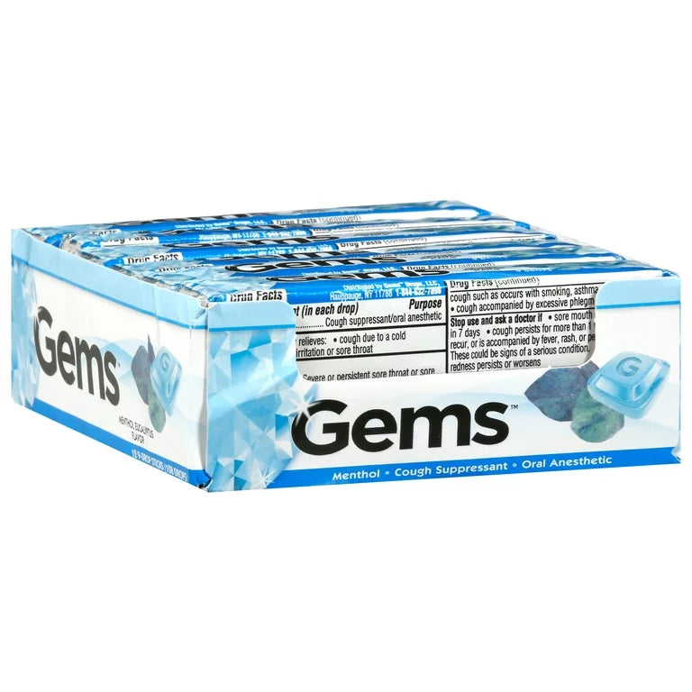 Gems Menthol 9 Drops 12 Count