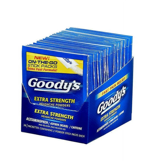 Goody’s Extra Strength 2 Sticks 36 Count