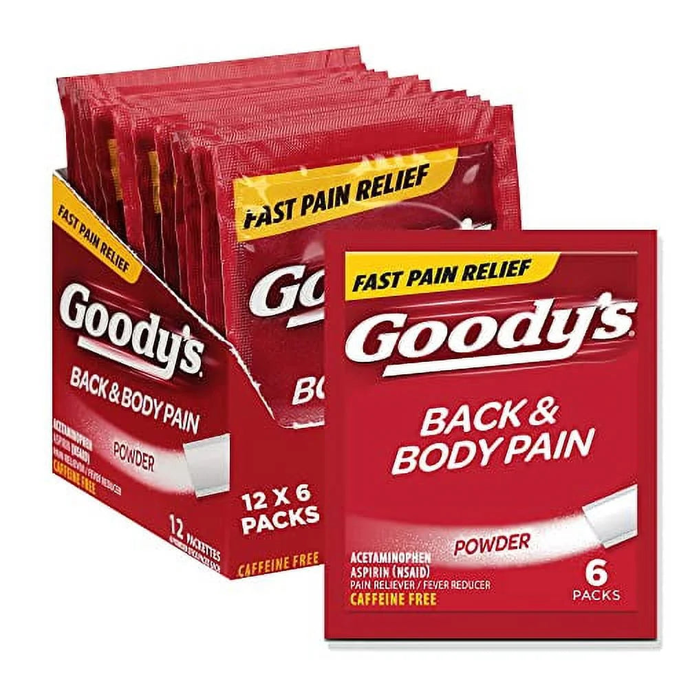 Goody’s Back & Body Pain 6 Sticks 12 Count