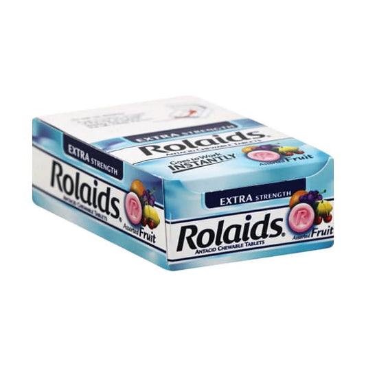 Rolaids Extra Strength Assorted Fruit 10 Piece 12 Count