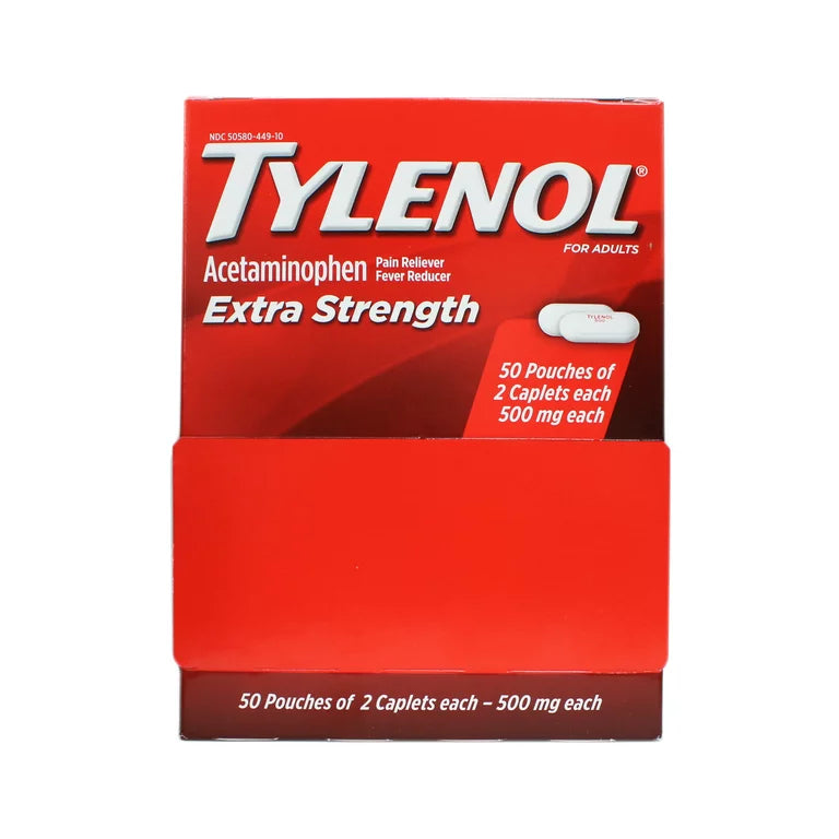 Tylenol Extra Strength 2 Capsules 50 Count