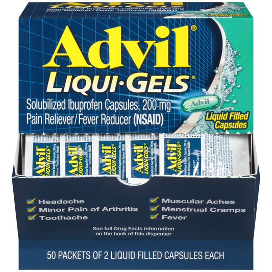 Advil Liqui-Gels 2 Tablets 50 Count