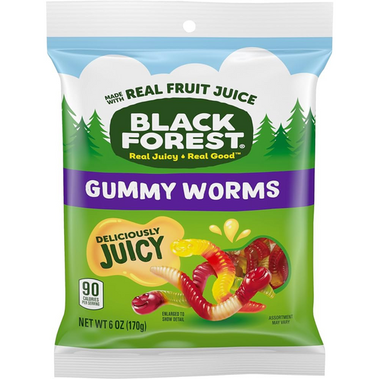 Black Forest Gummy Worms 6oz