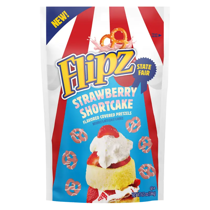 Flipz Strawberry Shortcake 6.5oz 8 Count
