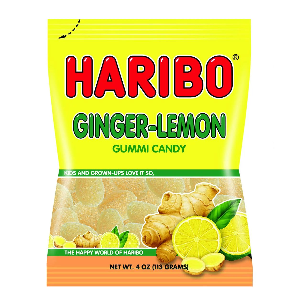 Haribo Ginger-Lemon 4oz