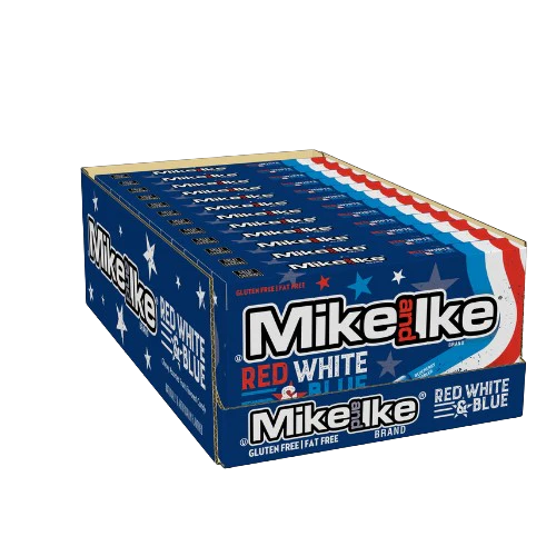 Mike and Ike Red White & Blue 4.25oz 12 Count