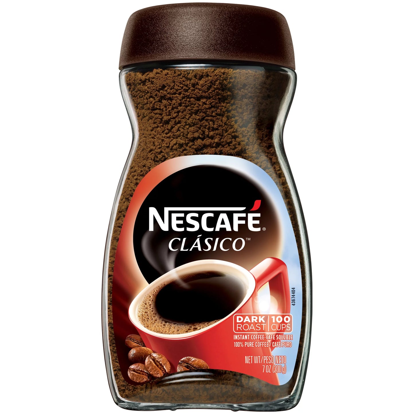 Nescafe Clasico Dark Roast 7oz 6 Count