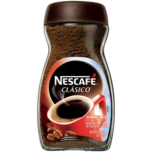 Nescafe Clasico Dark Roast 7oz 6 Count