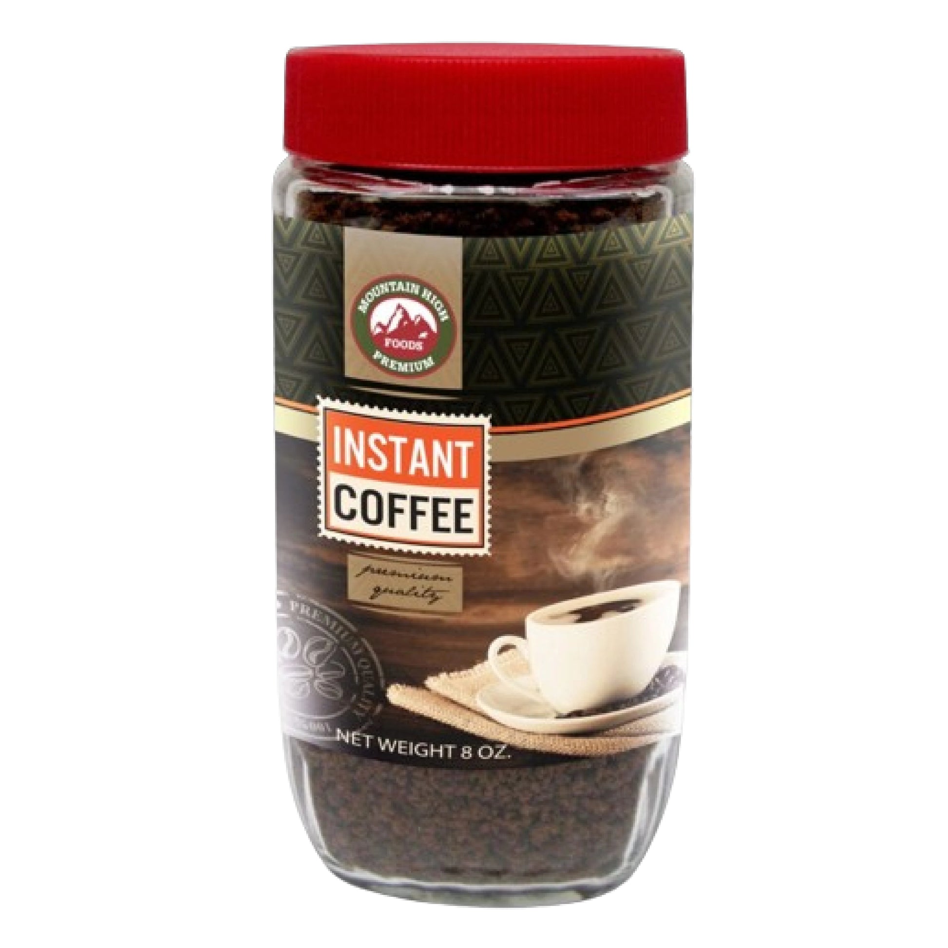 Mountain High Instant Coffee 8oz 12 Count