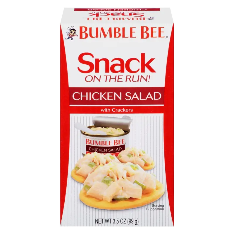 Bumble Bee Chicken Salad with Crackers 3.5oz 12 Count