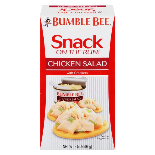 Bumble Bee Chicken Salad with Crackers 3.5oz 12 Count
