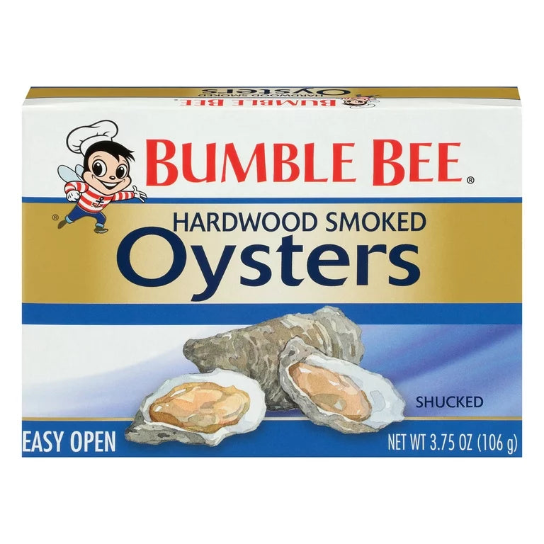 Bumble Bee Smoked Oysters 3.75oz 12 Count