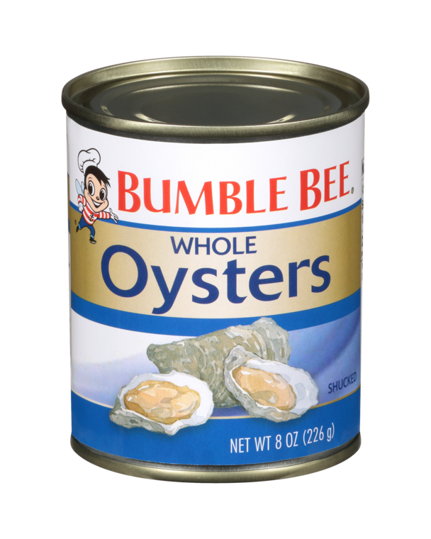 Bumble Bee Whole Oysters 8oz 12 Count