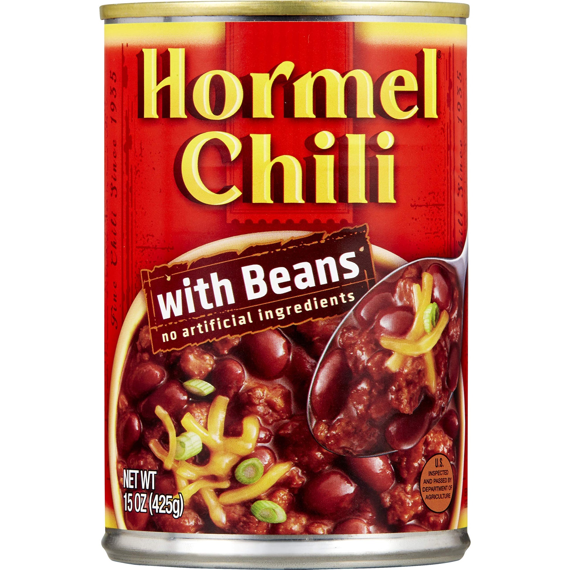 Hormel Chili with Beans 15oz 12 Count