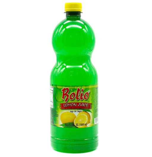 Bolio Lemon Juice 33.5oz 12 Count