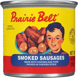 Prairie Belt Smoked Sausage Hot 4.6oz 48 Count