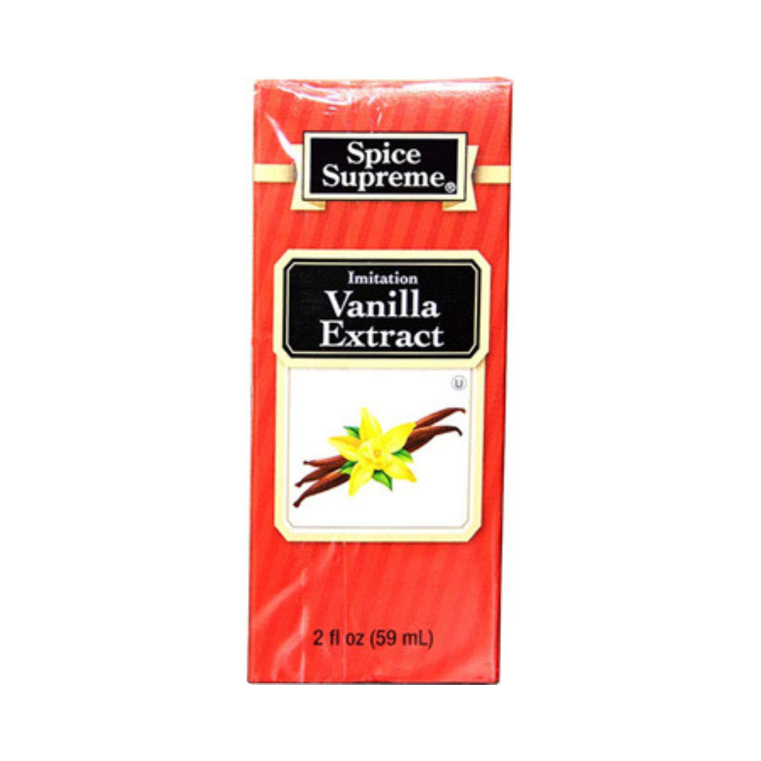 Spice Supreme Imitation Vanilla Extract 2oz 24 Count