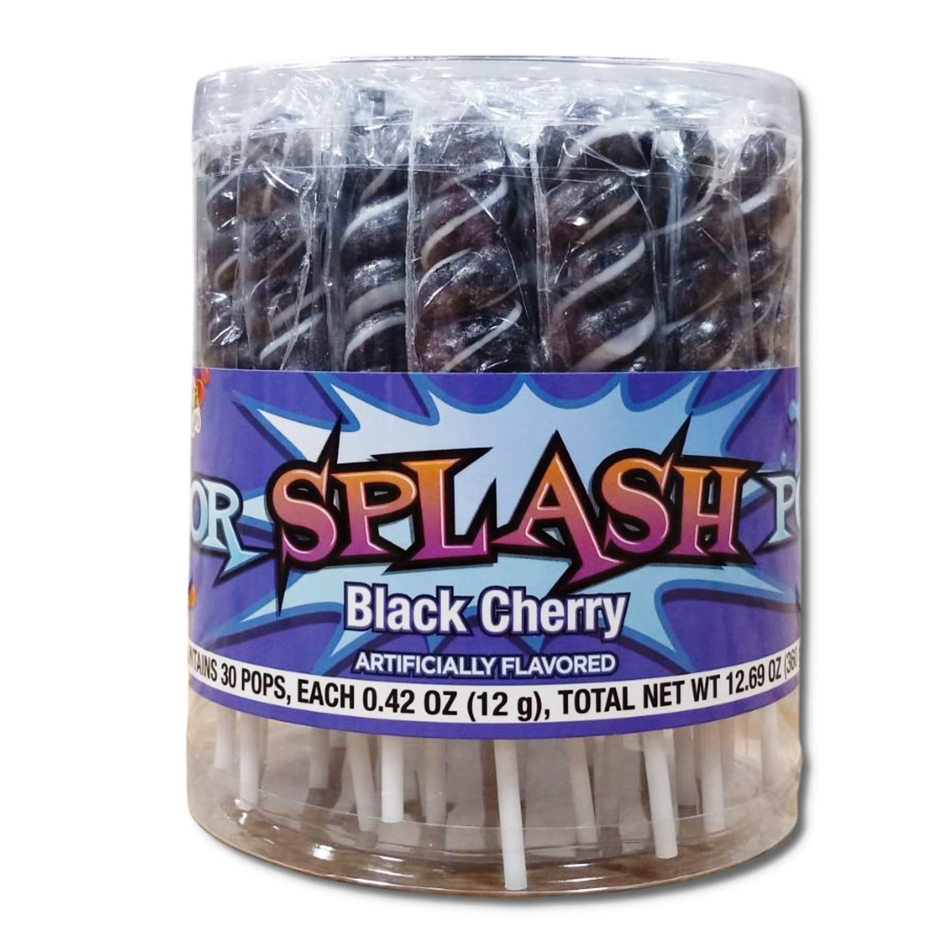 Color Splash Pops Black Cherry 0.42oz 30 Count