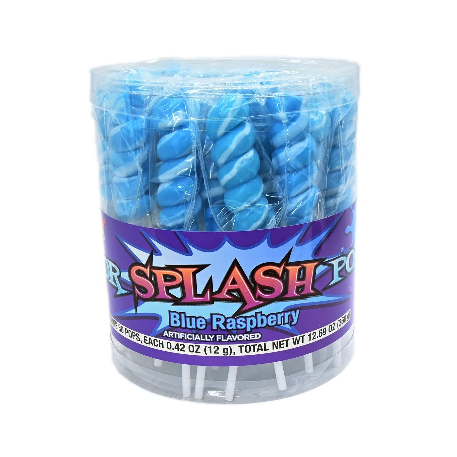 Color Splash Pops Blue Raspberry 0.42oz 30 Count