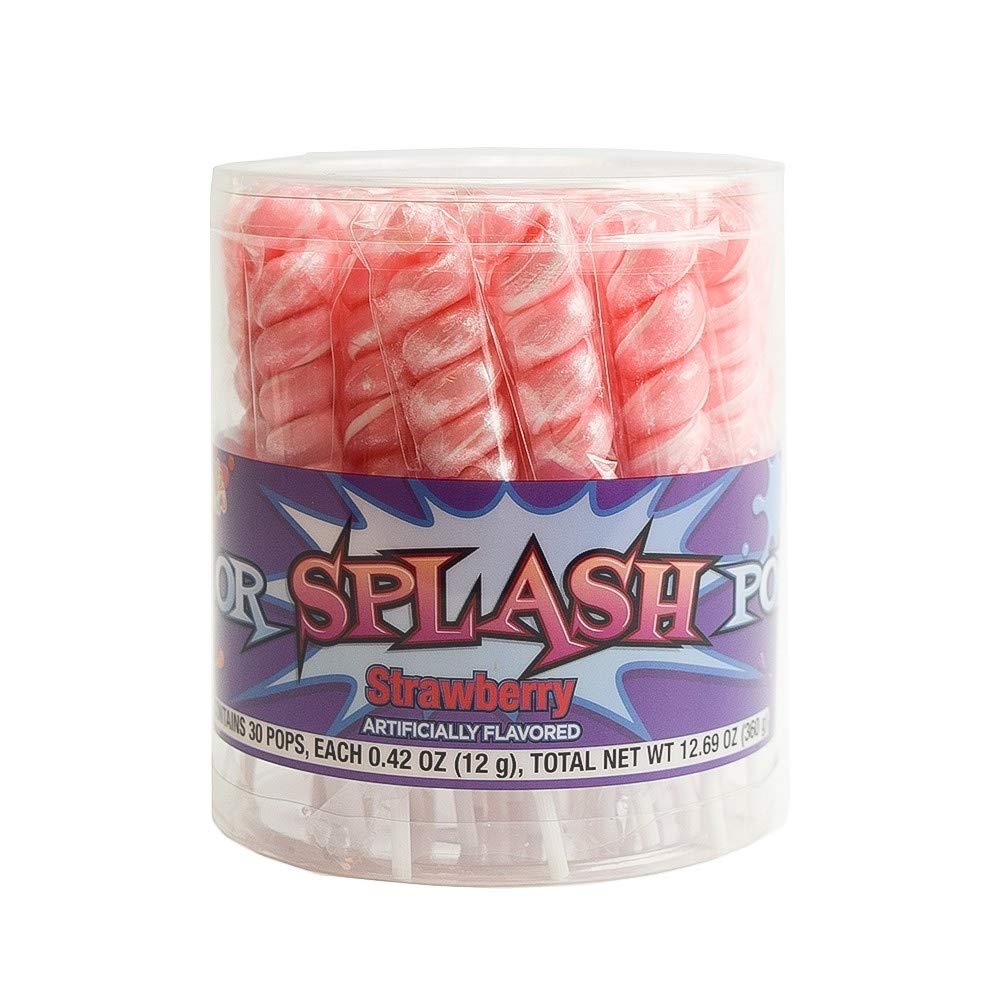 Color Splash Pops Strawberry 0.42oz 30 Count