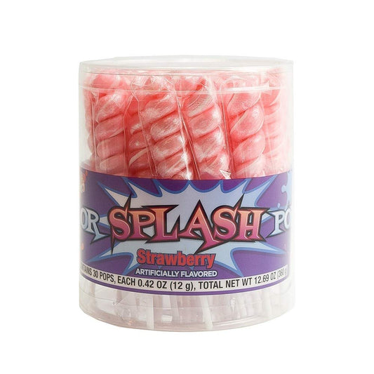 Color Splash Pops Strawberry 0.42oz 30 Count