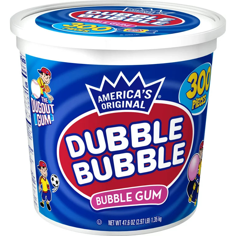 Dubble Bubble 47.6oz 300 Count