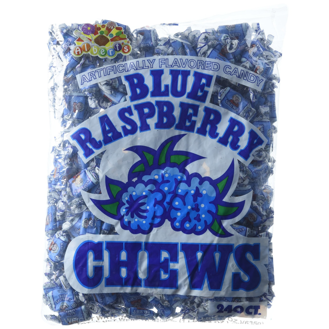 Albert’s Blue Raspberry Chews 22.4oz 240 Count