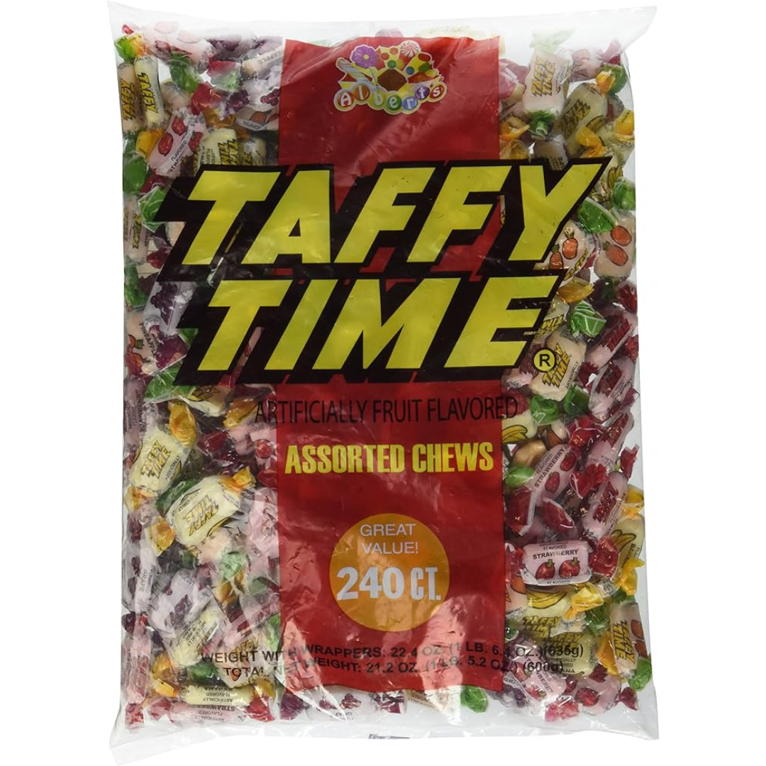 Albert’s Taffy Time Chews 22.4oz 240 Count