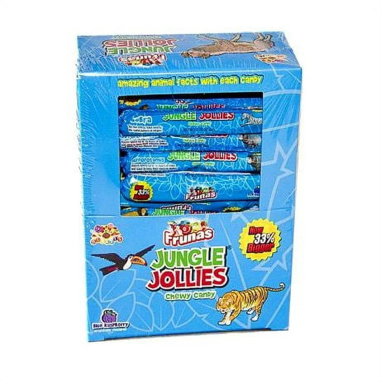 Frunas Jungle Jollies Blue Raspberry 0.31oz 48 Count