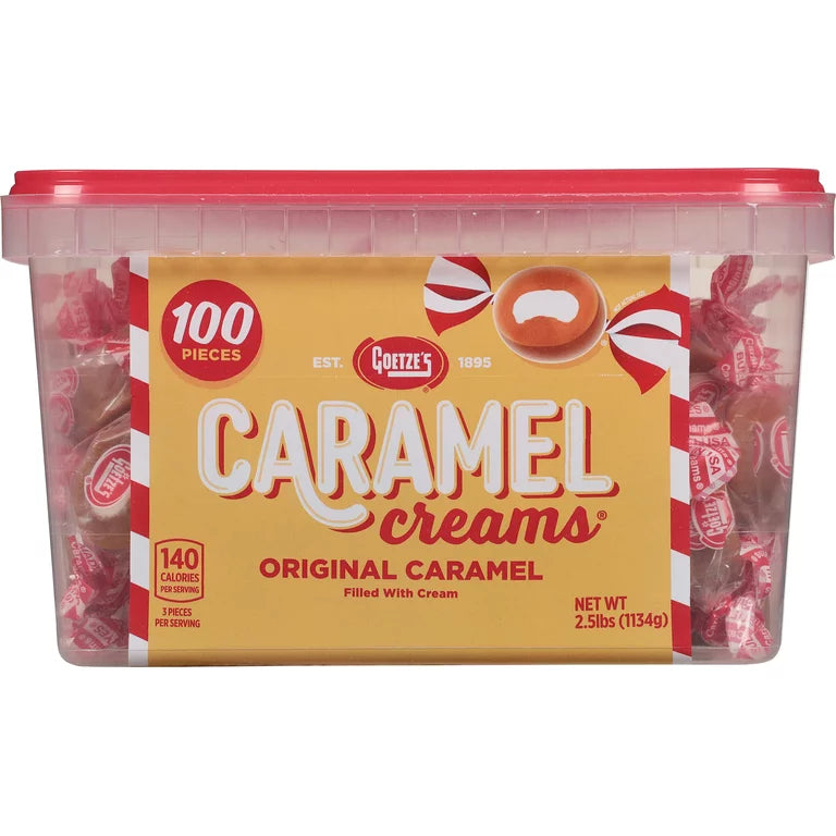 Goetze’s Caramel Creams 2.5lb 100 Count