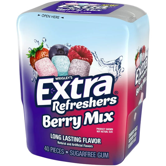 Extra Refreshers Berry Mix 40 Piece 4 Count