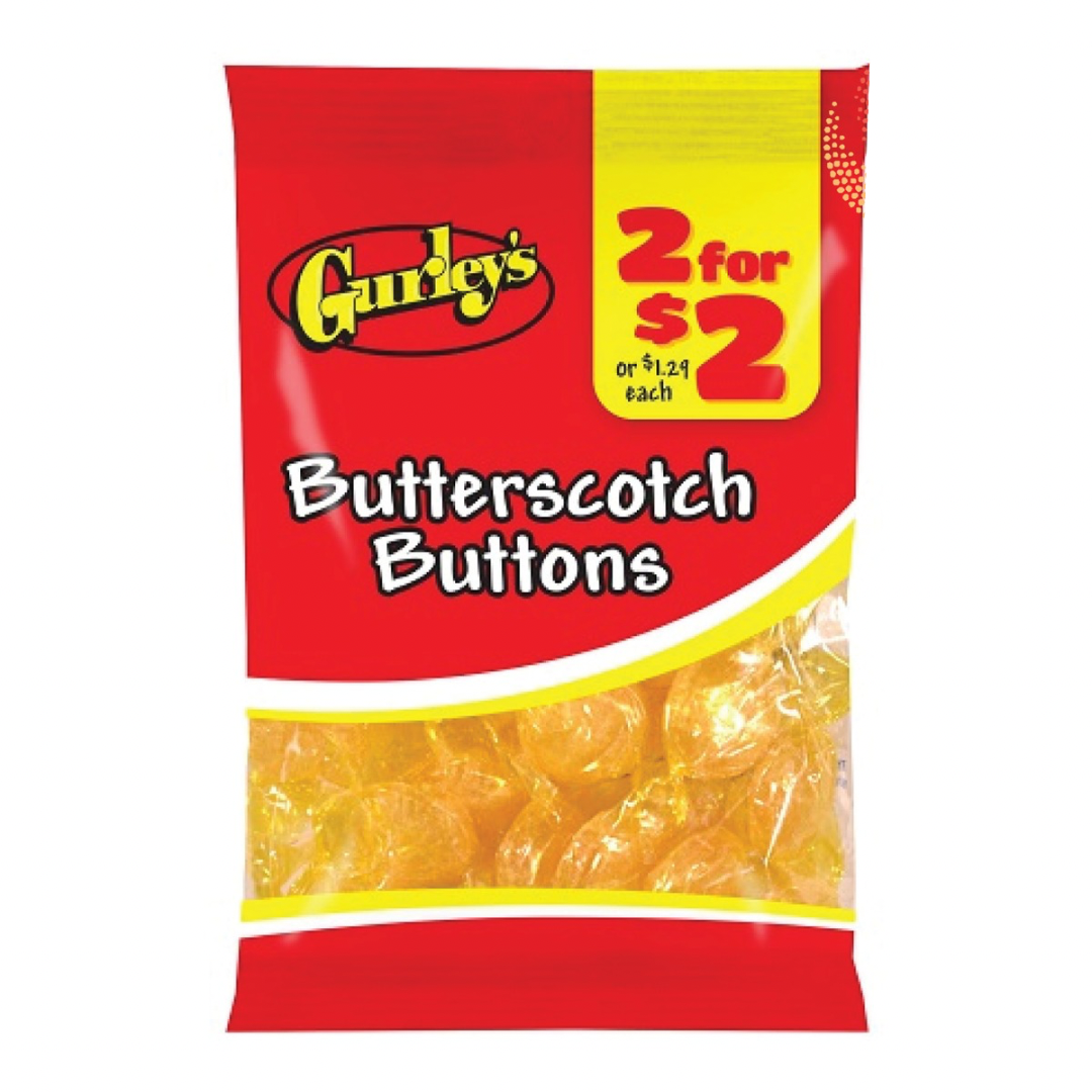 Gurley’s Butterscotch Buttons 3.25oz 12 Count