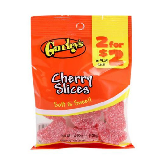 Gurley’s Cherry Slices 4oz 12 Count