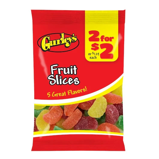 Gurley’s Fruit Slices 4oz 12 Count