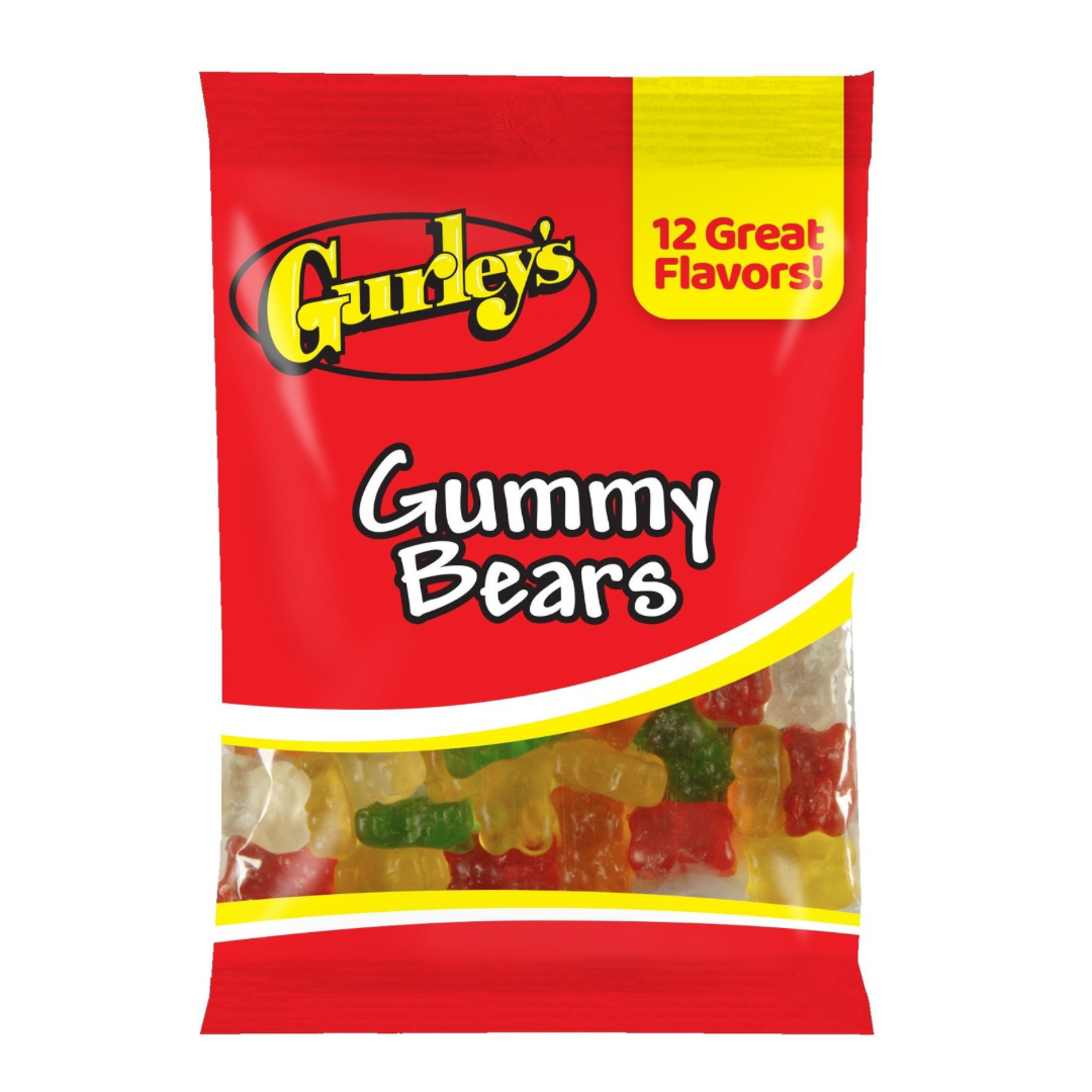 Gurley’s Gummy Bears 2.75oz 12 Count