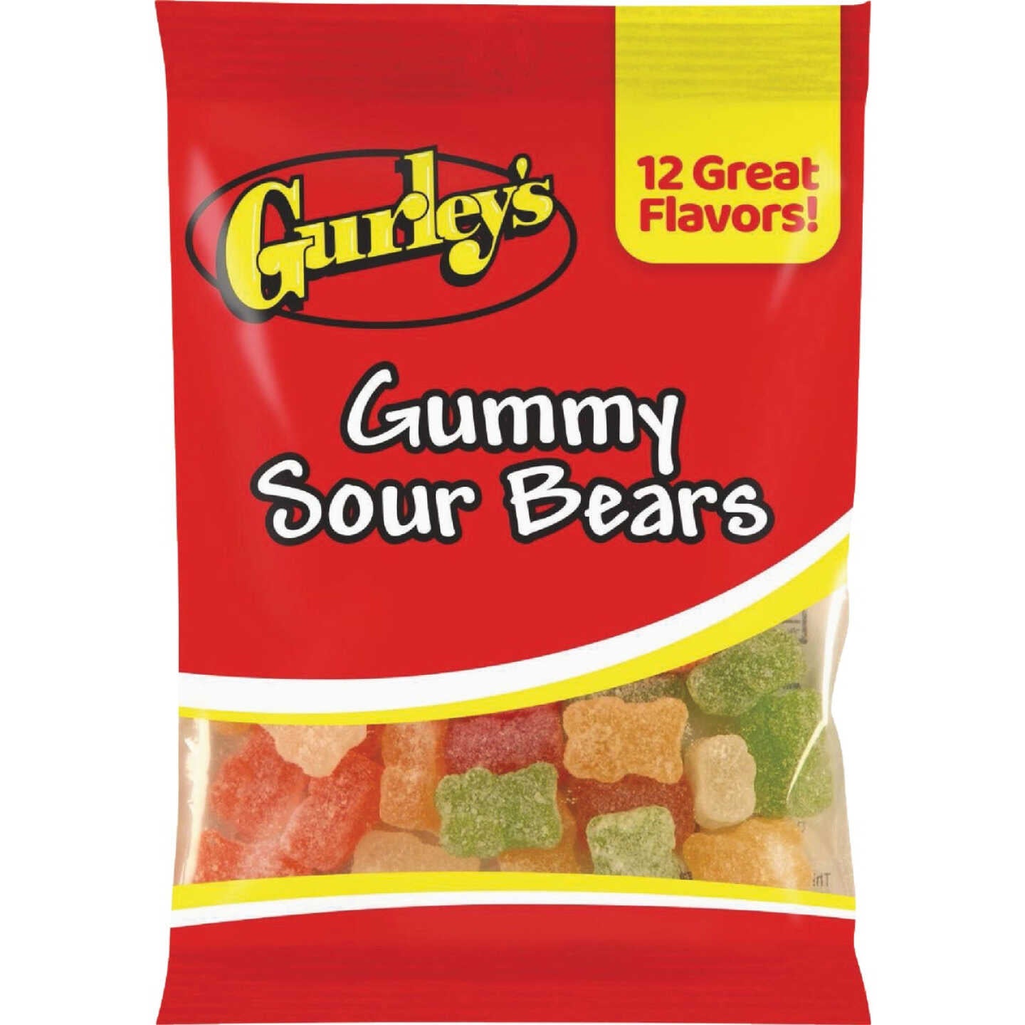 Gurley’s Gummy Sour Bears 2.75oz 12 Count