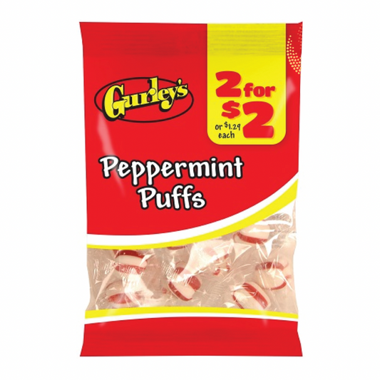 Gurley’s Peppermint Puffs 1.5oz 12 Count