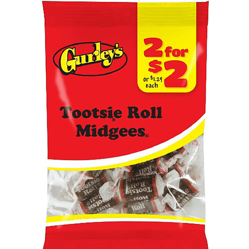 Gurley’s Tootsie Roll Midgees 1.75oz 12 Count