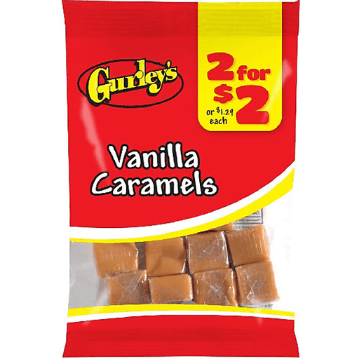 Gurley’s Vanilla Caramels 2oz 12 Count