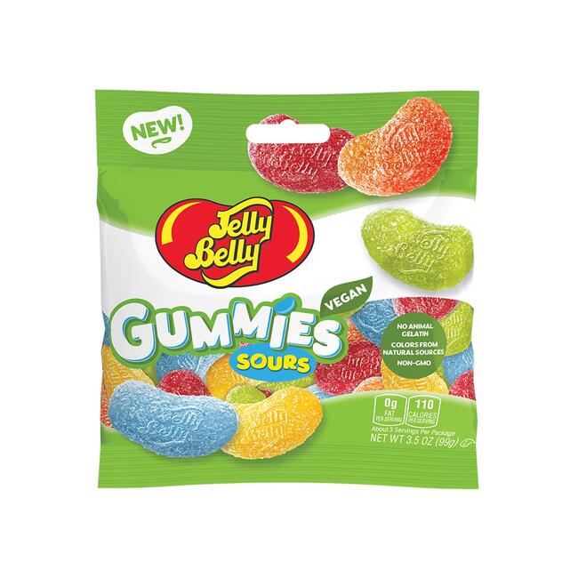 Jelly Belly Gummies Sours 3.5oz 12 Count