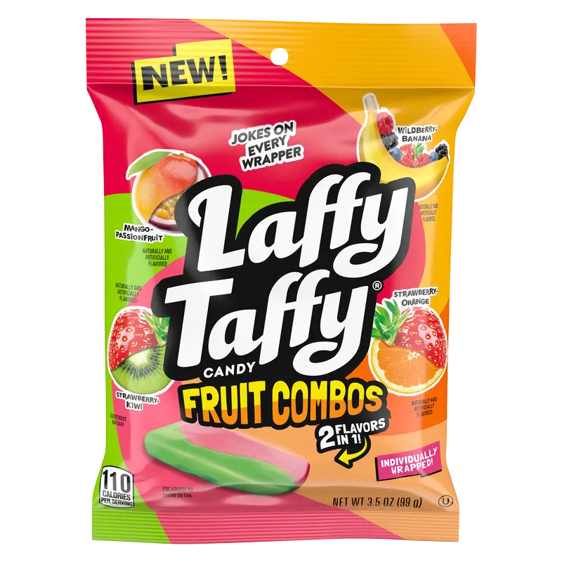 Laffy Taffy Fruit Combos 3.5oz 12 Count