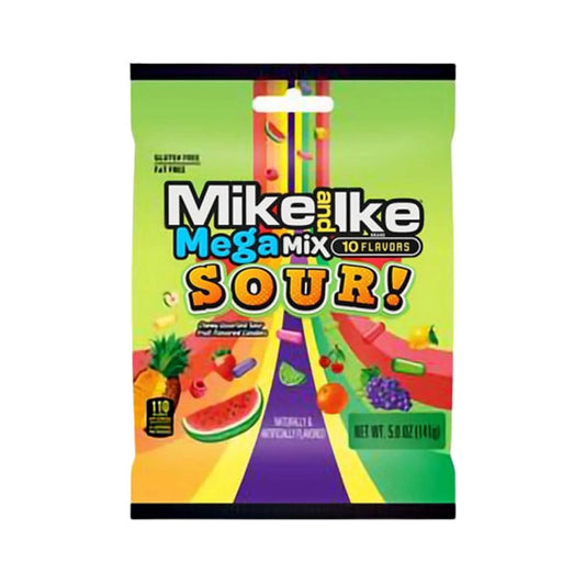 Mike and Ike Mega Mix Sour 5oz 12 Count