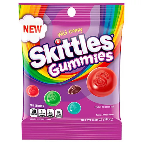 Skittles Gummies Wild Berry 5.8oz 12 Count