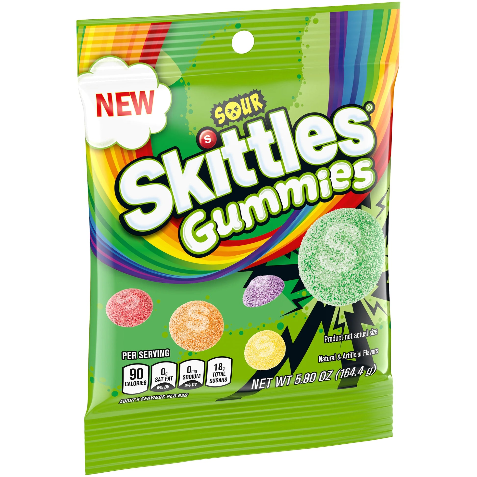 Skittles Gummies Sour 5.8oz 12 Count