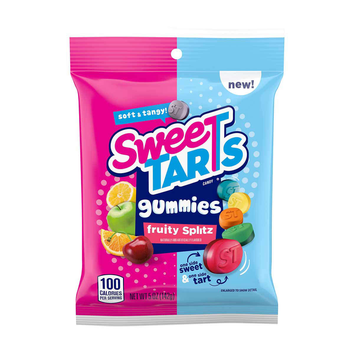 Sweetarts Gummies Fruity Splitz 5oz 12 Count