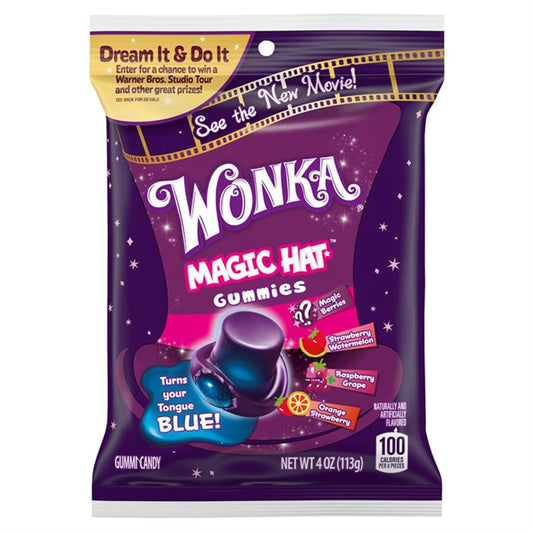 Wonka Magic Hat Gummies 4oz 12 Count