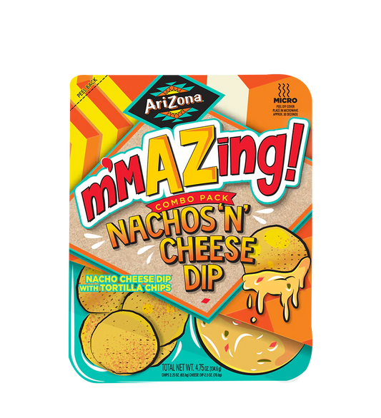 Arizona M’mazing Nachos ‘N’ Cheese Dip 4.75oz 12 Count